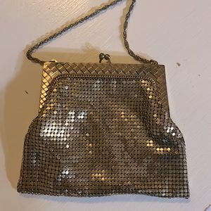 Whiting & Davis Silver Mesh Evening Bag